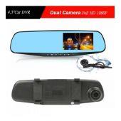 Car 1080P Rearview Mirror Dual Camera